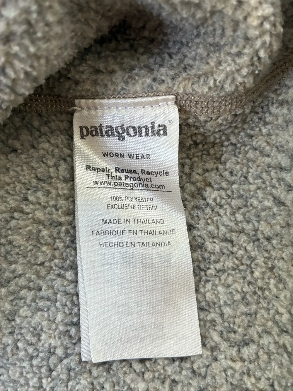 Patagonia Better Sweater Jacket Men’s Large 1/4 Zip Fleece